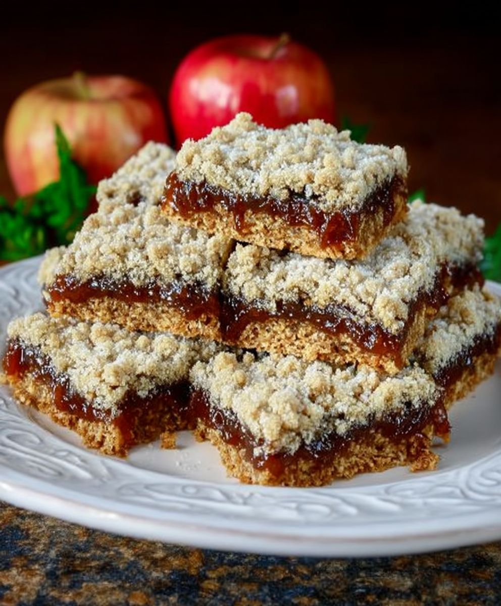 Apple butter bars