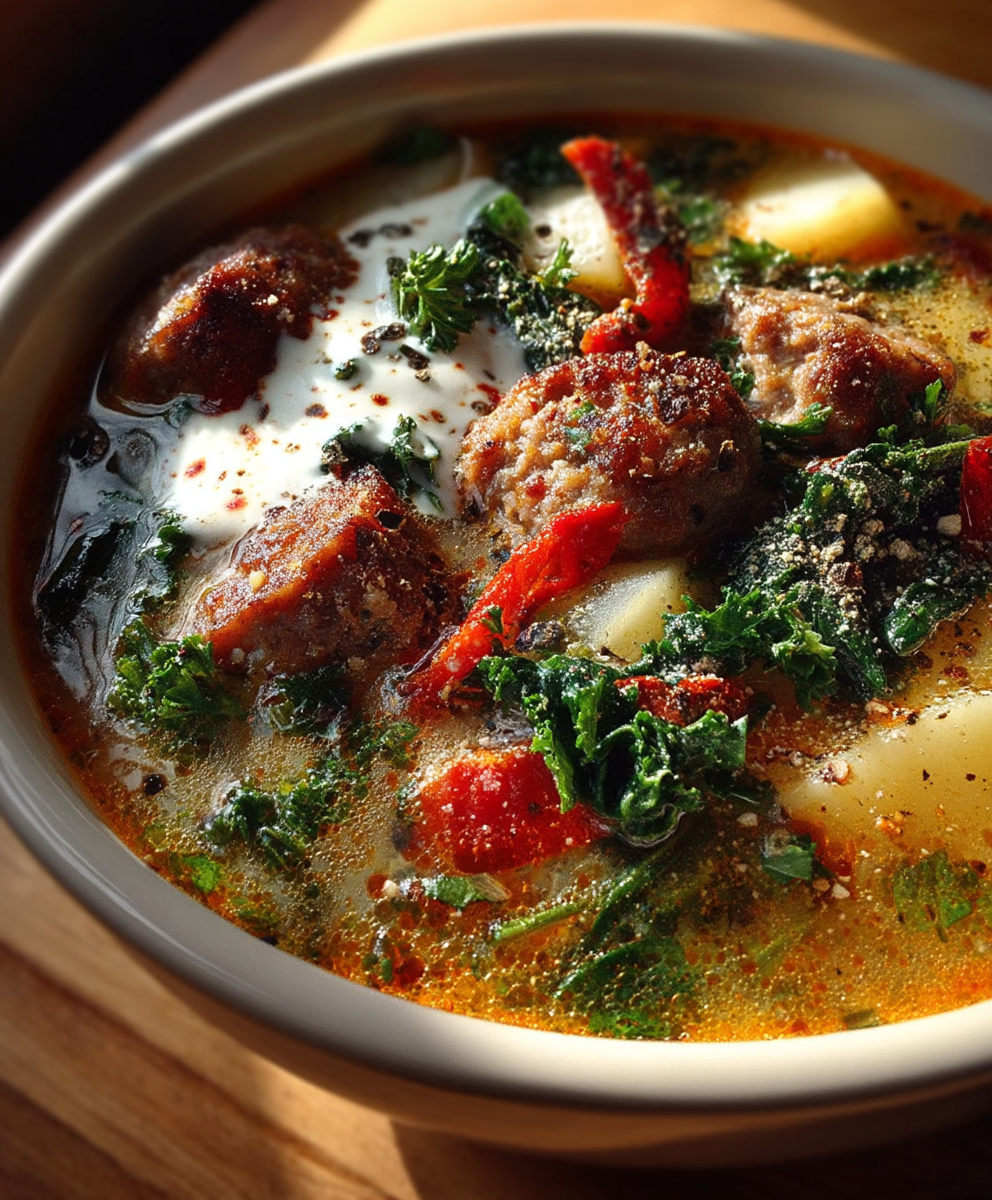 Tuscan Sausage Soup