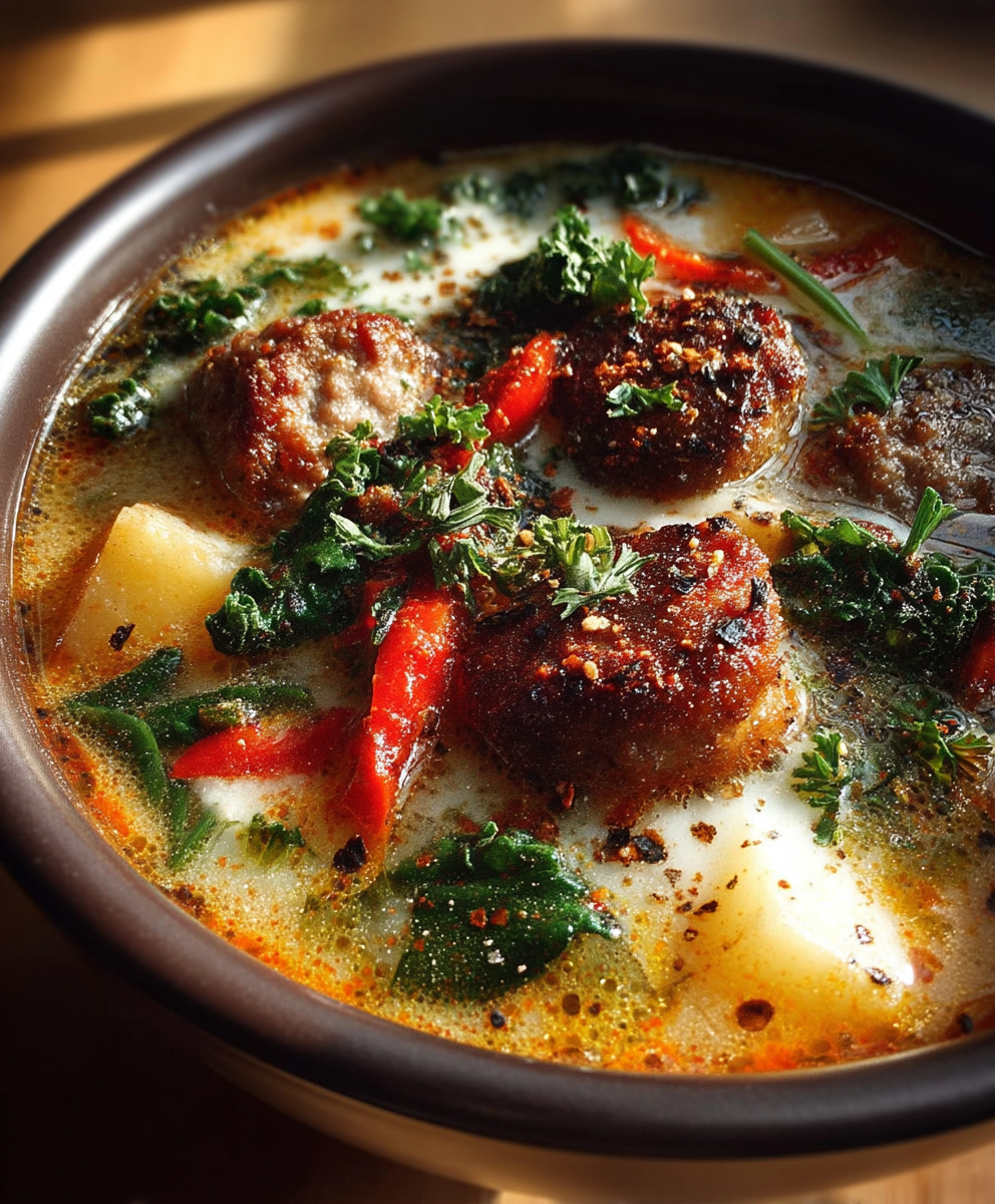 Tuscan Sausage Soup