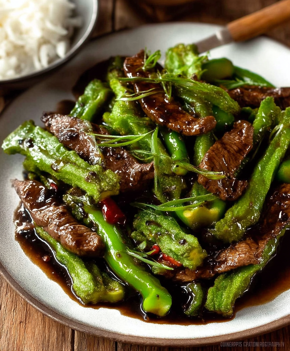 Bitter Melon Beef Stir Fry
