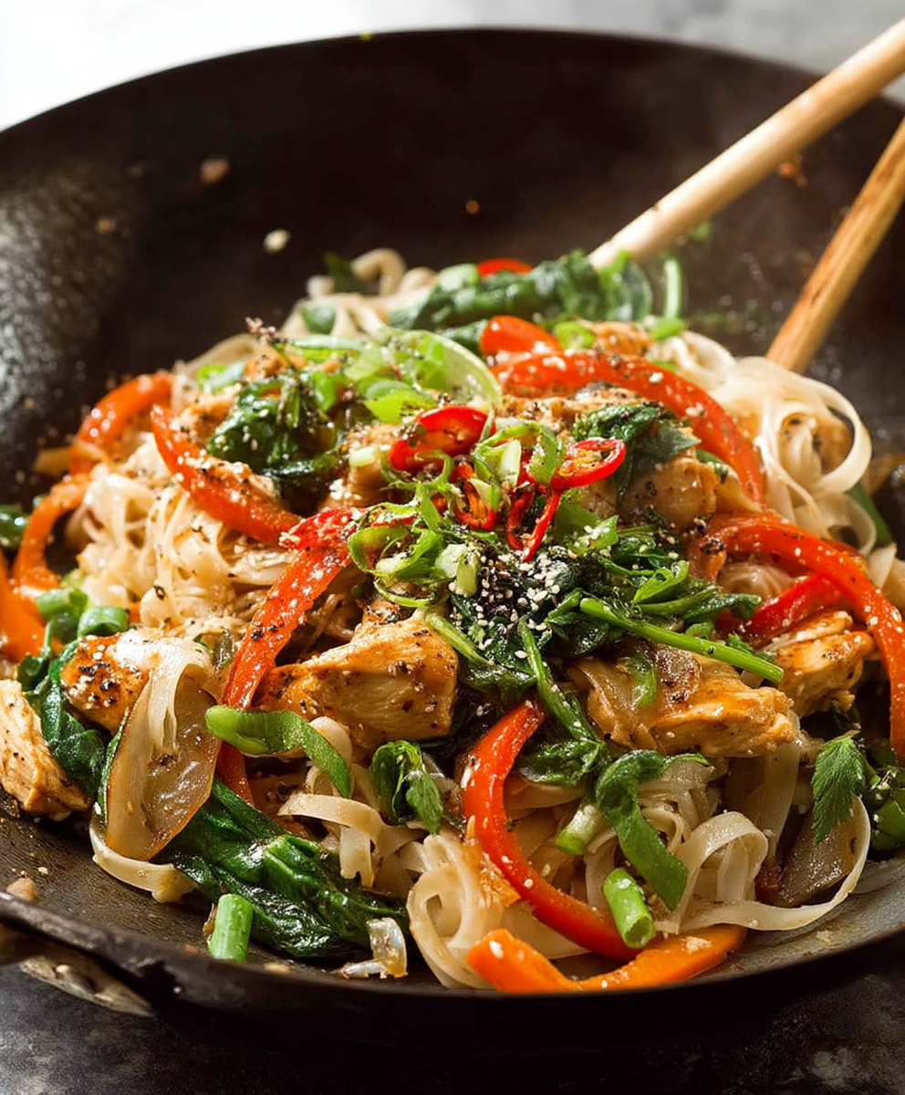 Chicken Stir Fry Noodles