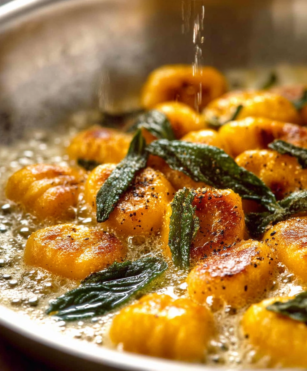 Pumpkin Gnocchi Sage Butter