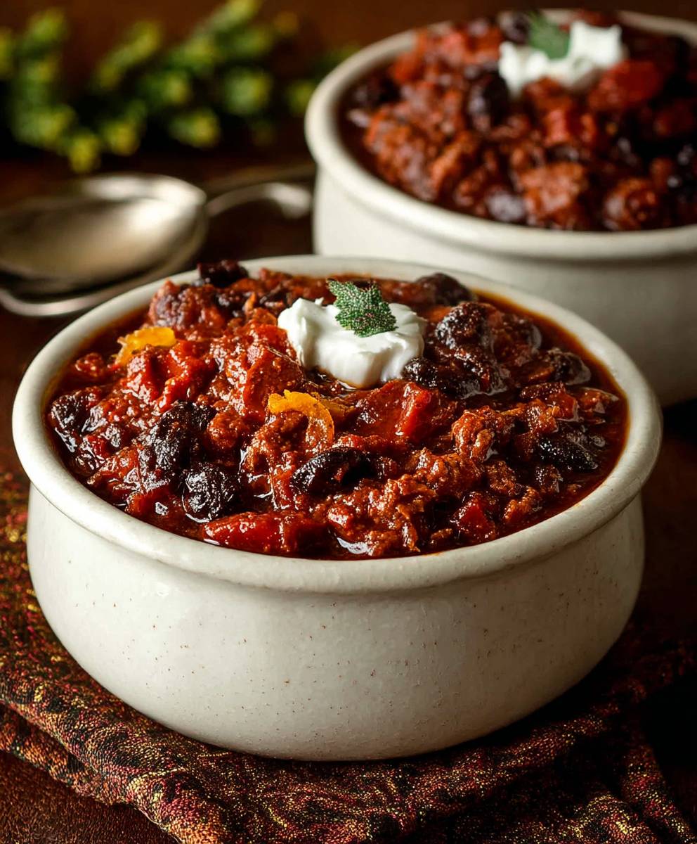 Spicy Crockpot Chili
