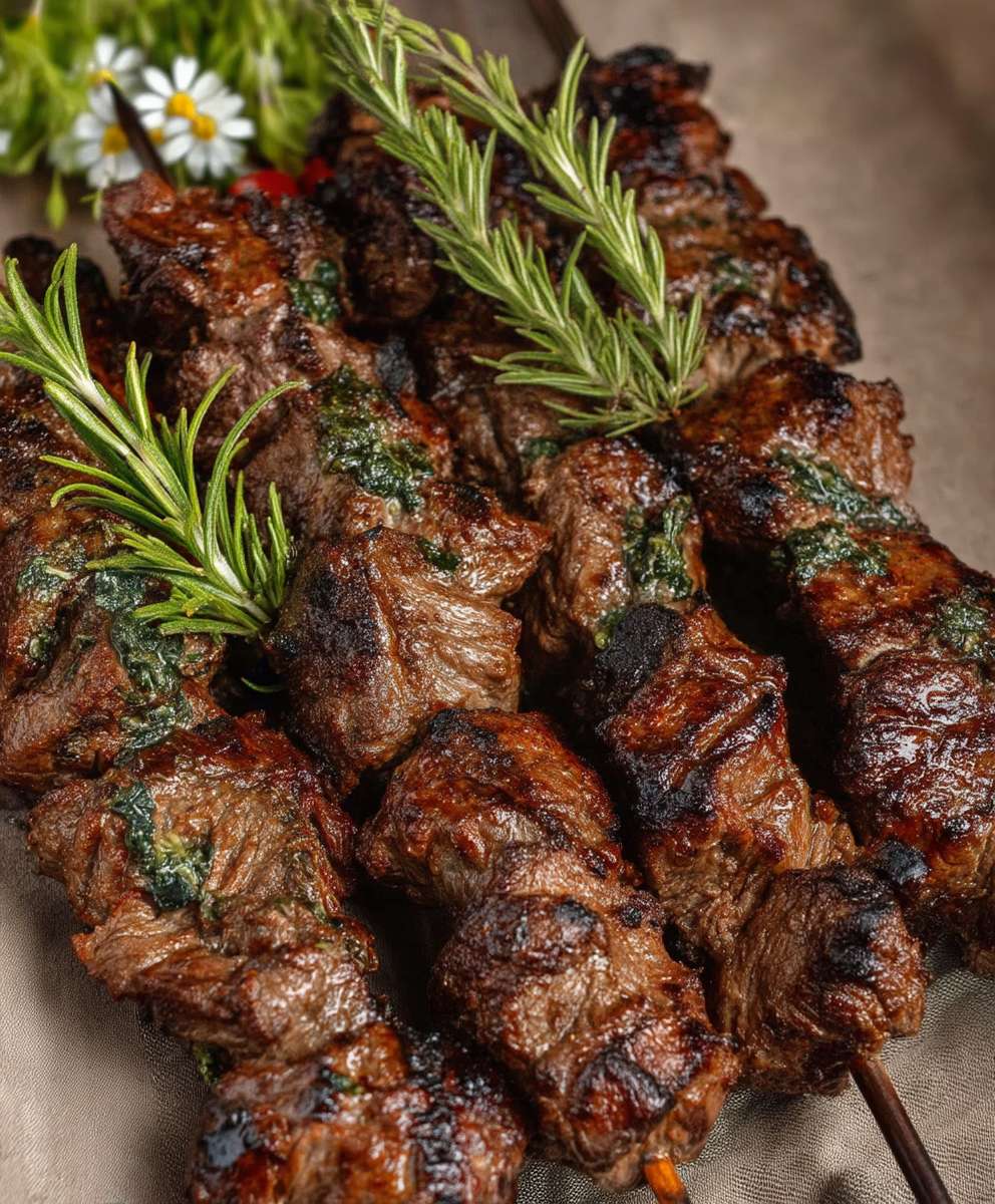 Grilled Lamb Skewers