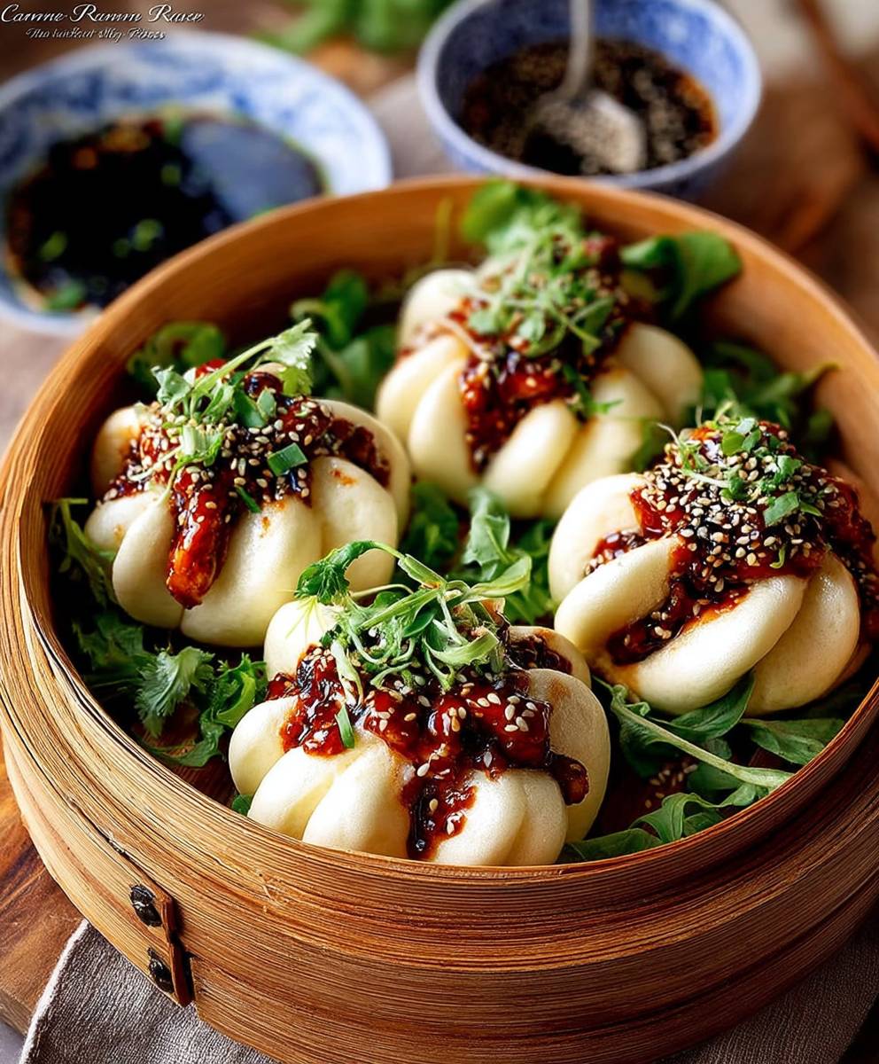 Korean Chicken Bao Buns