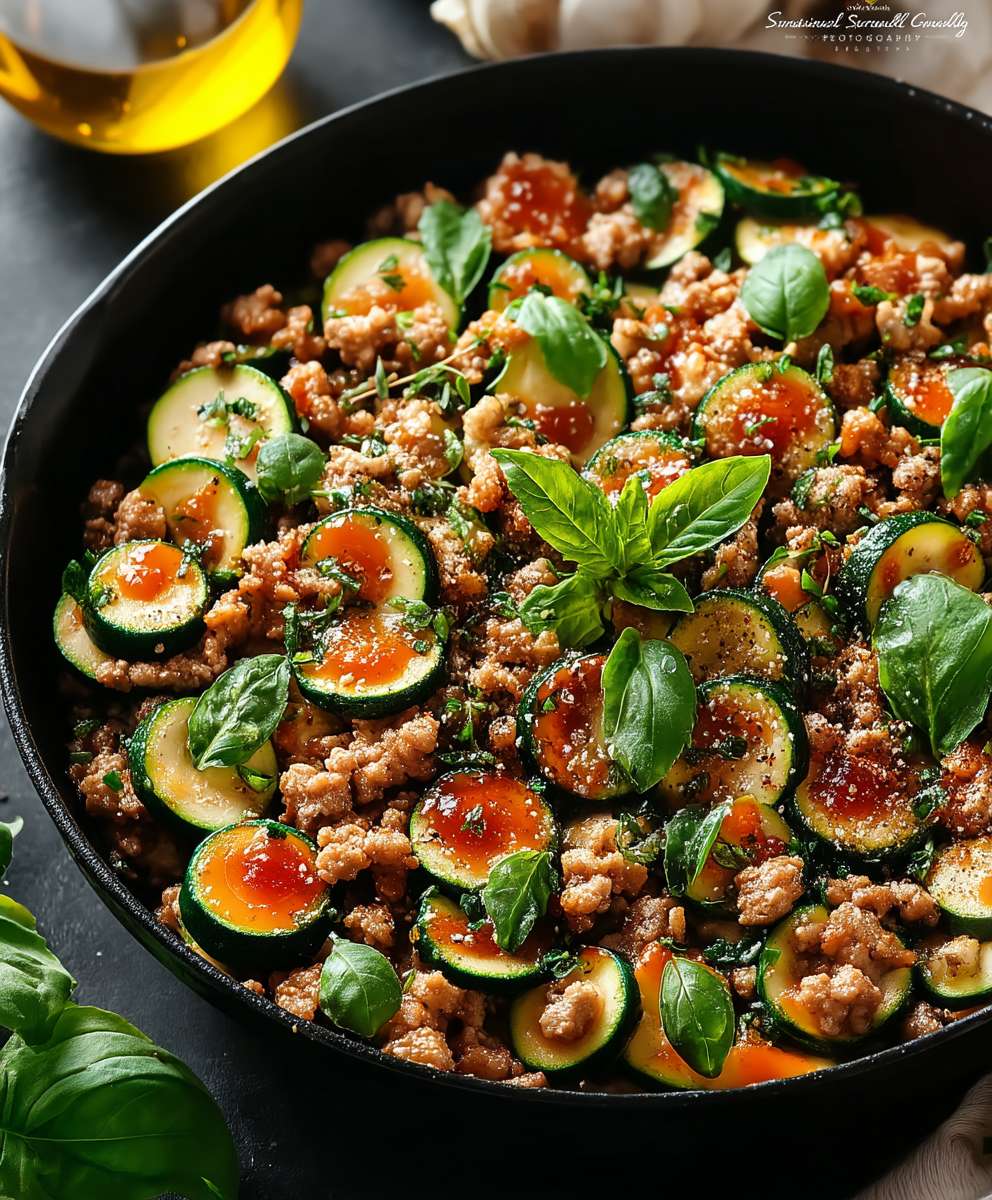 Turkey Zucchini Skillet