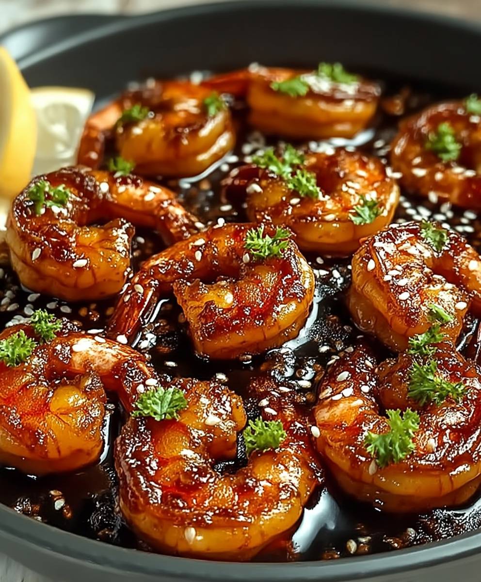 Honey Garlic Teriyaki Shrimp