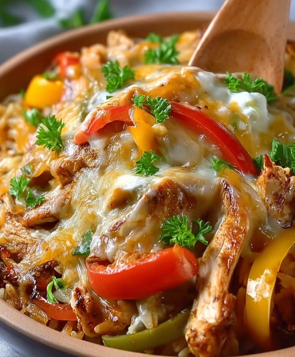 Chicken Fajita Casserole