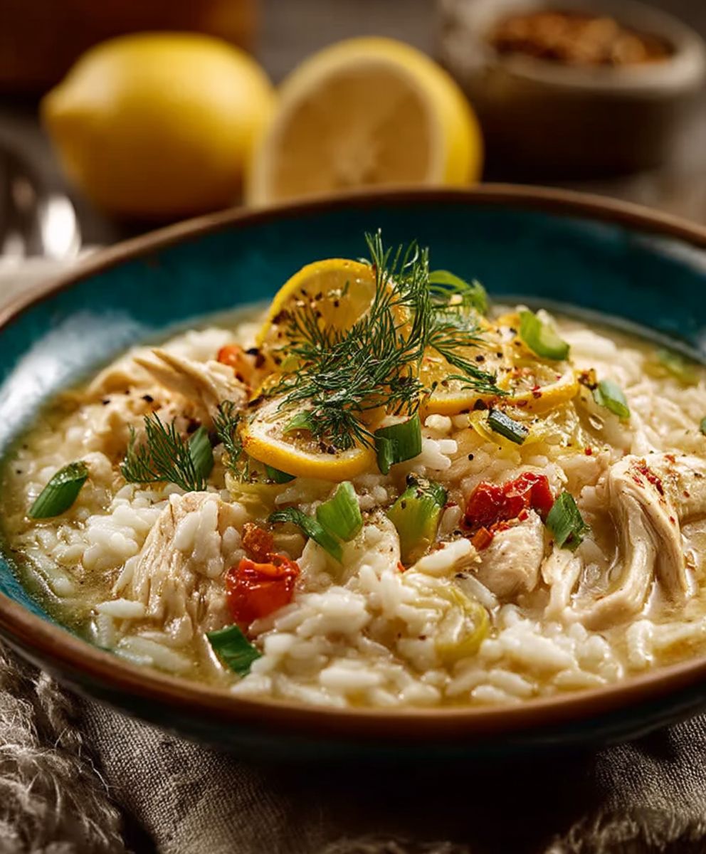 Lemon Dilly Chicken Soup