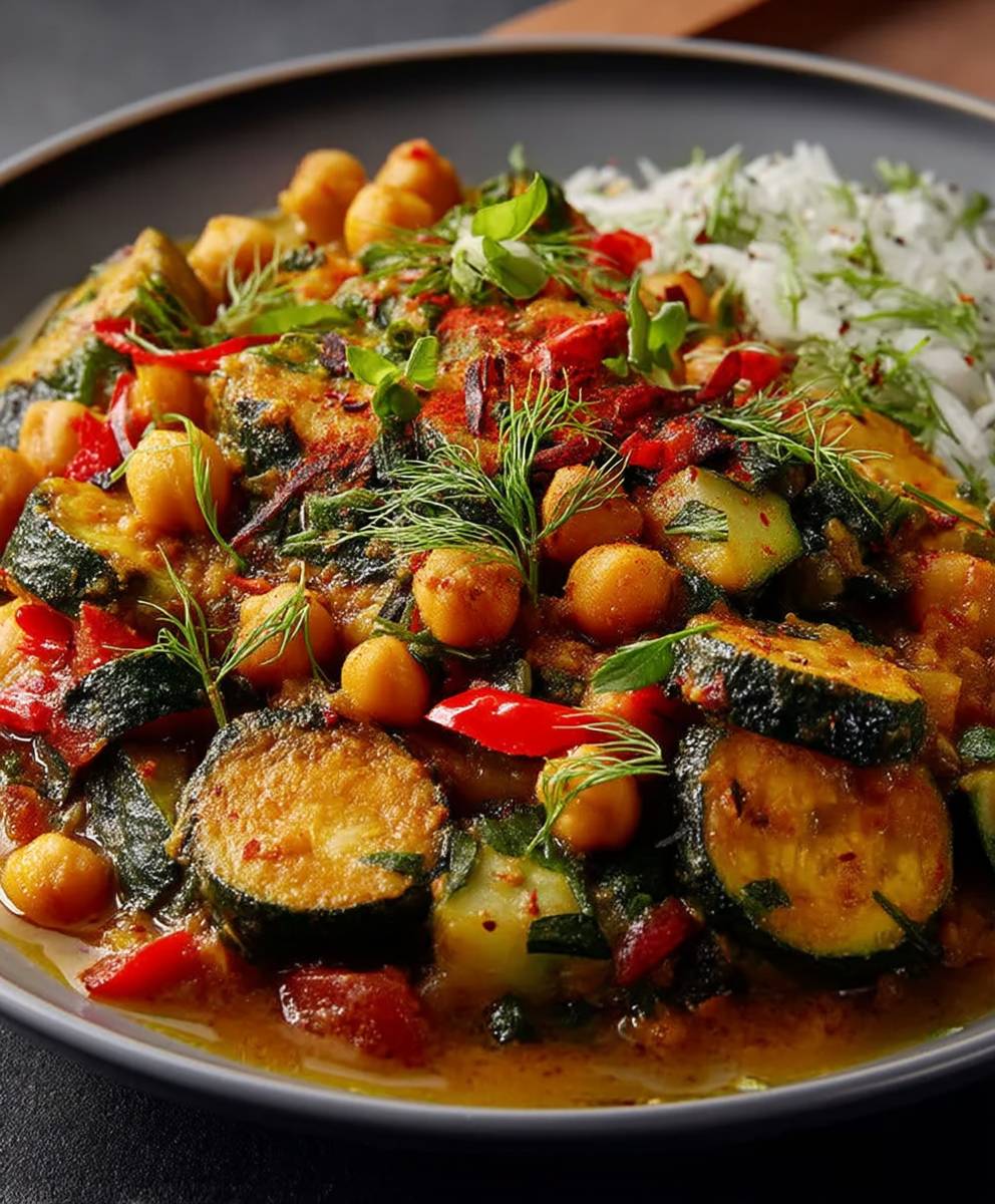 Zucchini Chickpea Curry