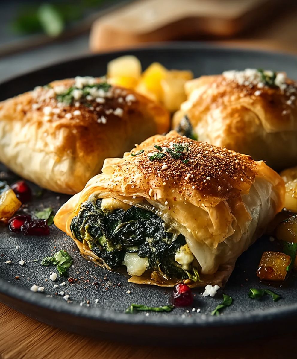 Gluten Free Spanakopita Parcels