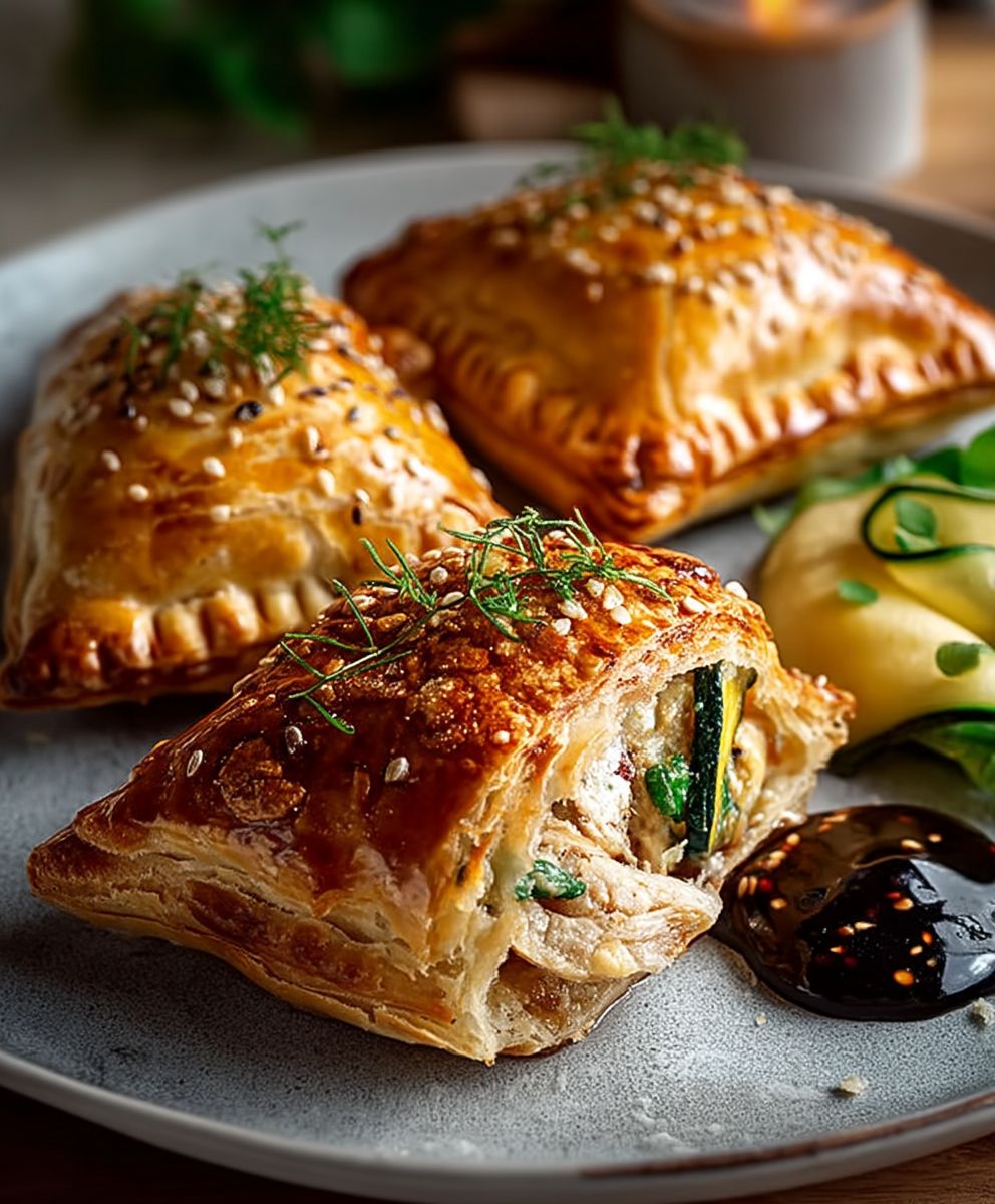 Chicken Courgette Pasties