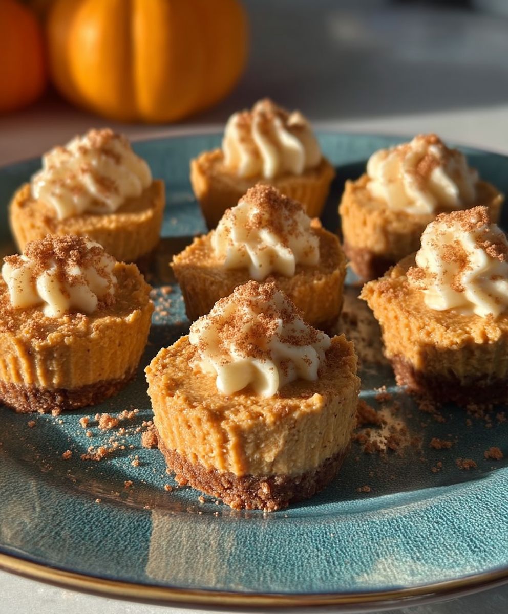 Pumpkin Cheesecake Bites