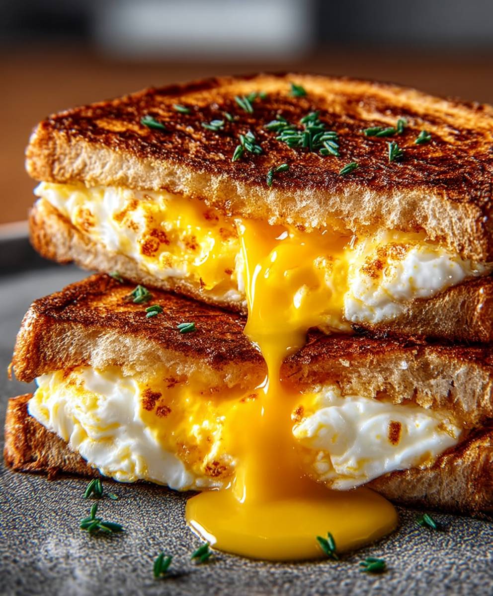 Grilled Cheese with Eggs