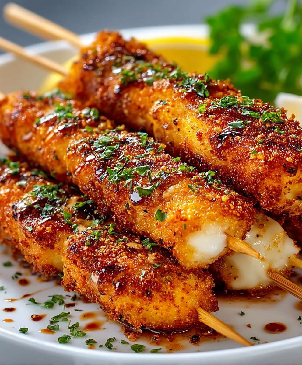 Breaded Chicken Skewers