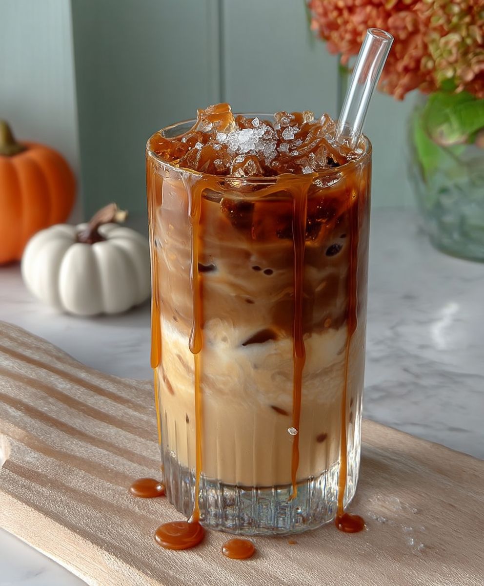Salted Caramel Cold Coffee