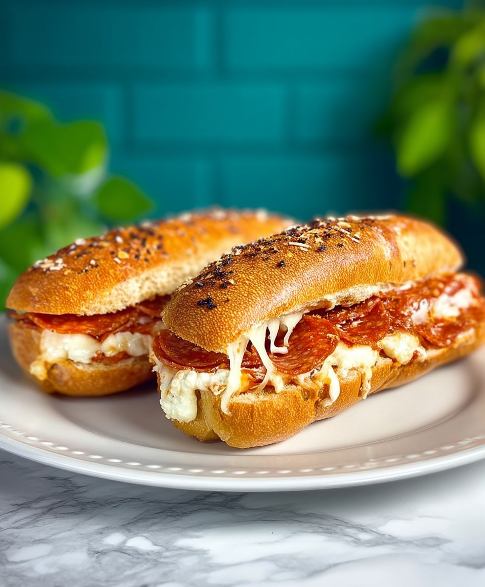 Pepperoni Pizza Sandwich