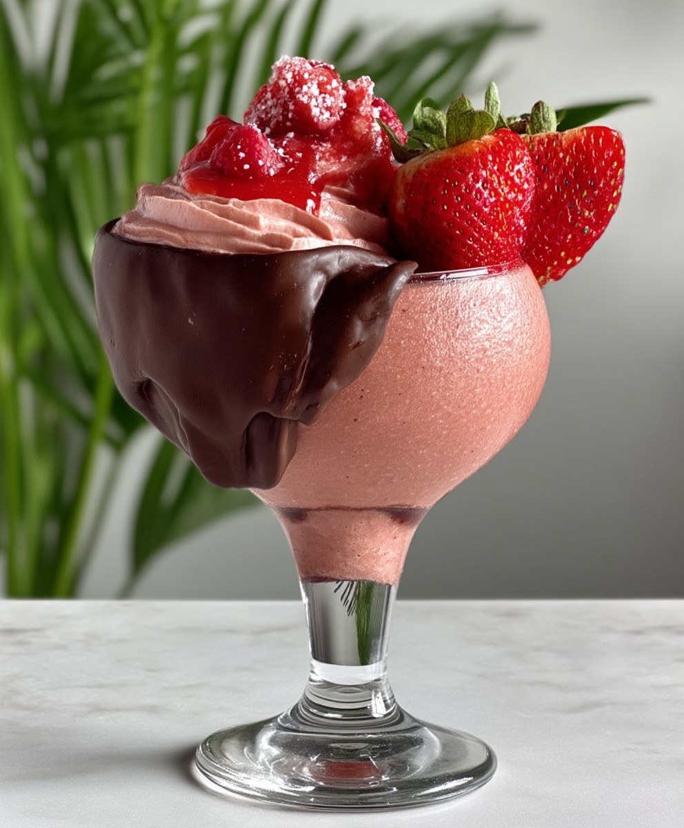 Chocolate Strawberry Smoothie