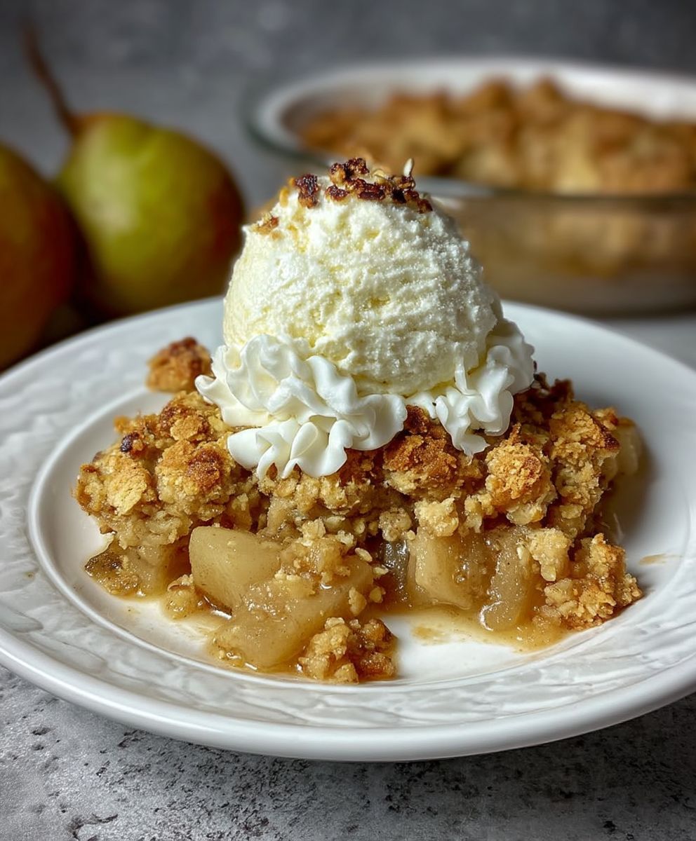 Pear Crumble