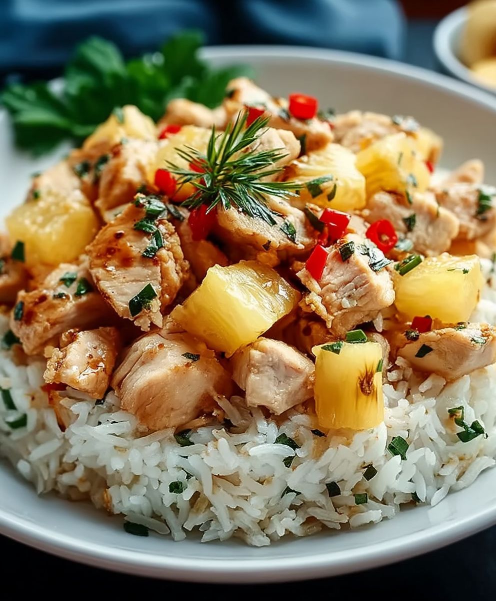 Pineapple Chicken Rice