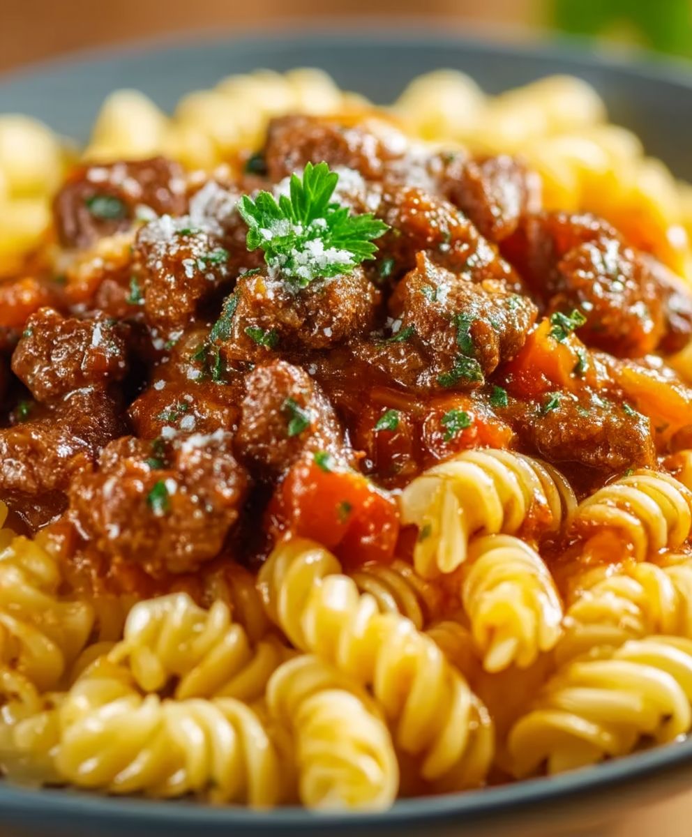 Beef Pasta Tomato Sauce