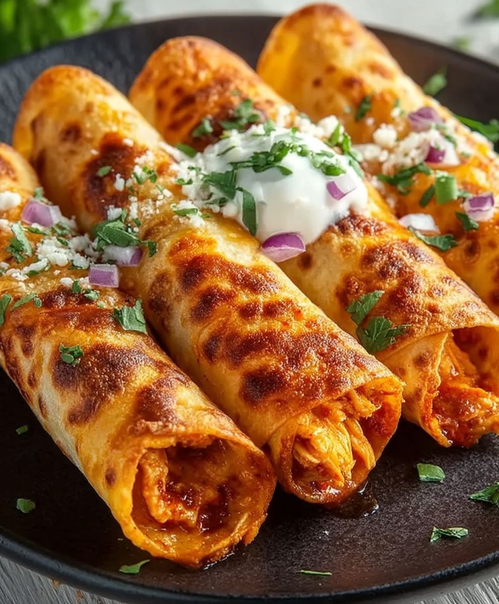 Buffalo Chicken Taquitos