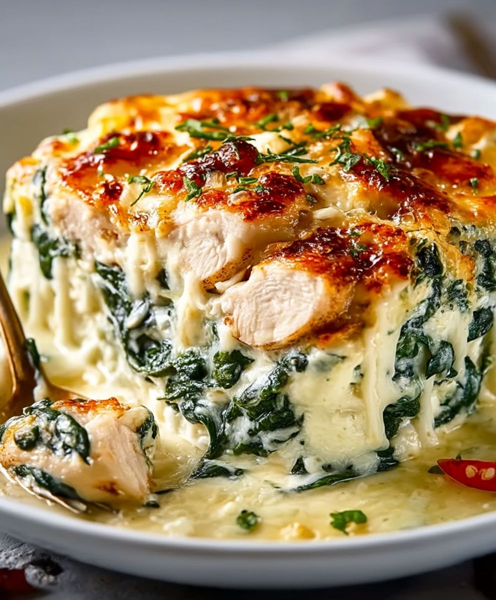 Chicken Spinach Cream Cheese