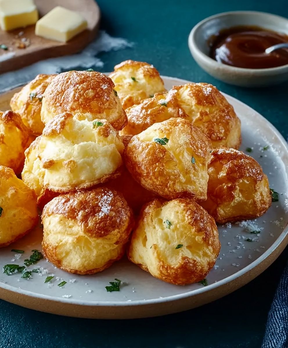 Cheddar Gougères