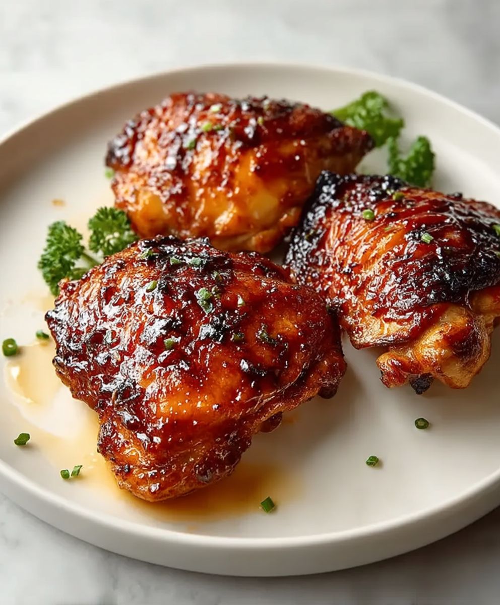 BBQ Grilled Chicken Thighs