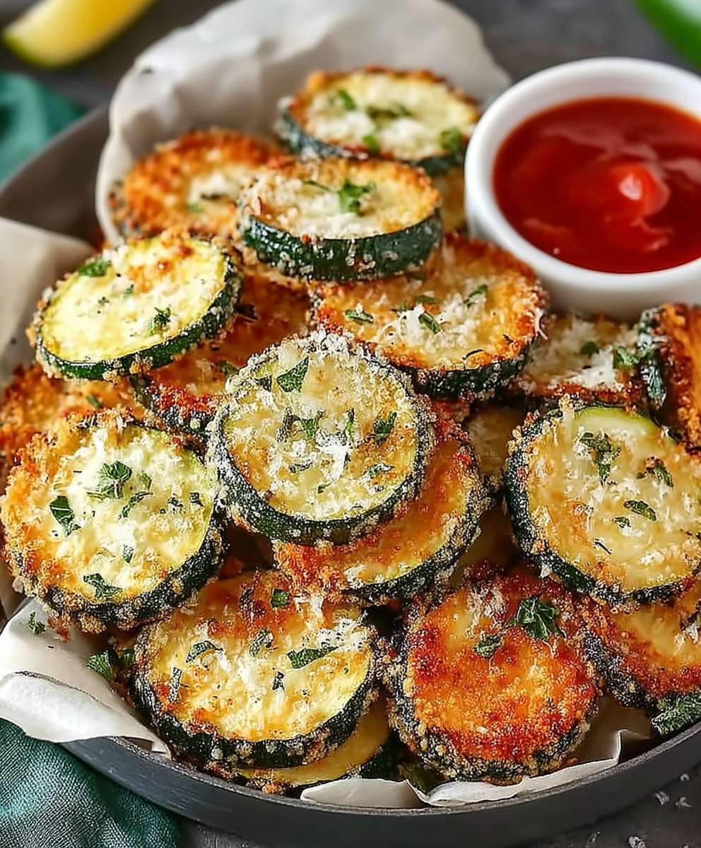 Air Fryer Zucchini Chips
