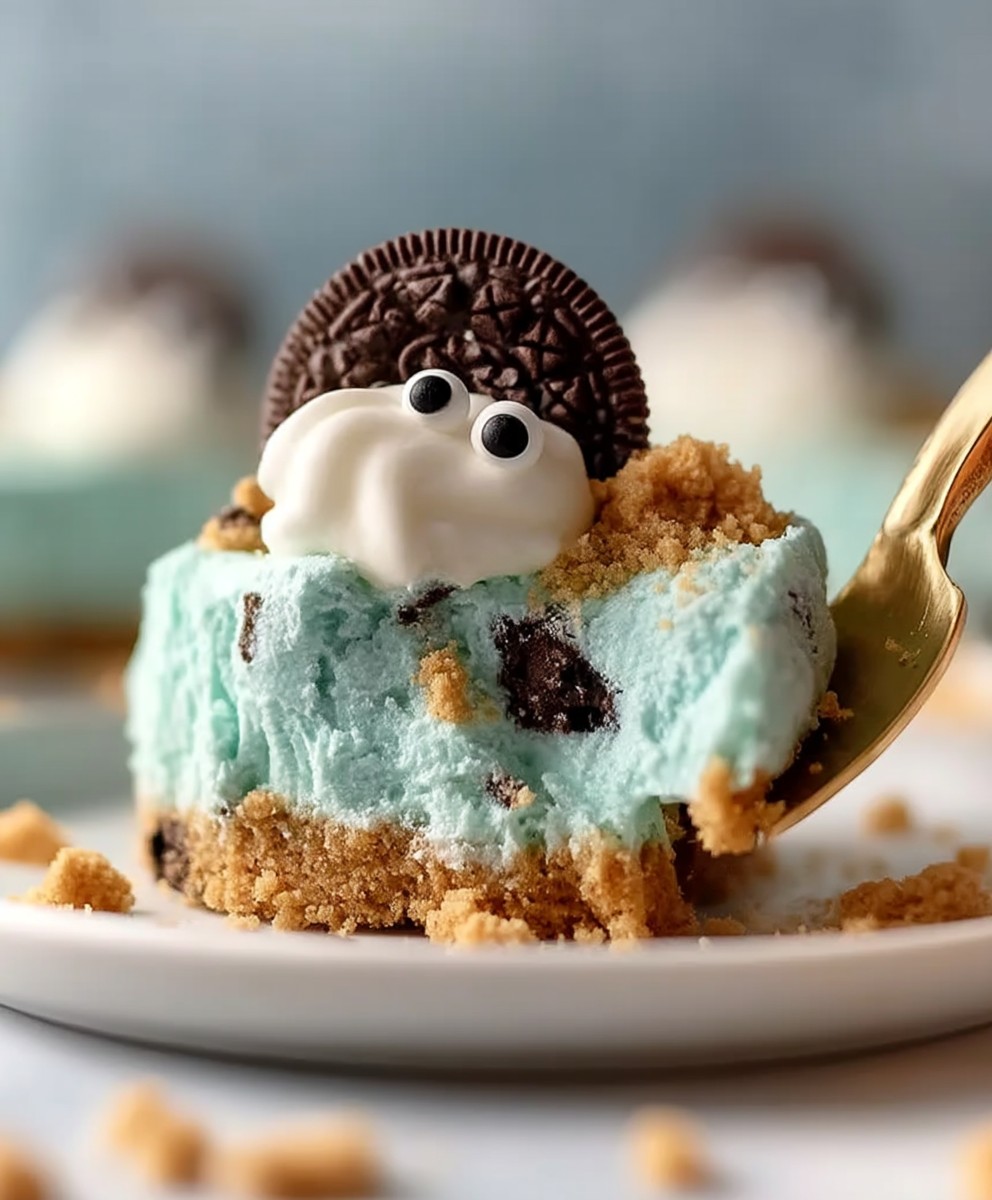 Cookie Monster Cheesecake