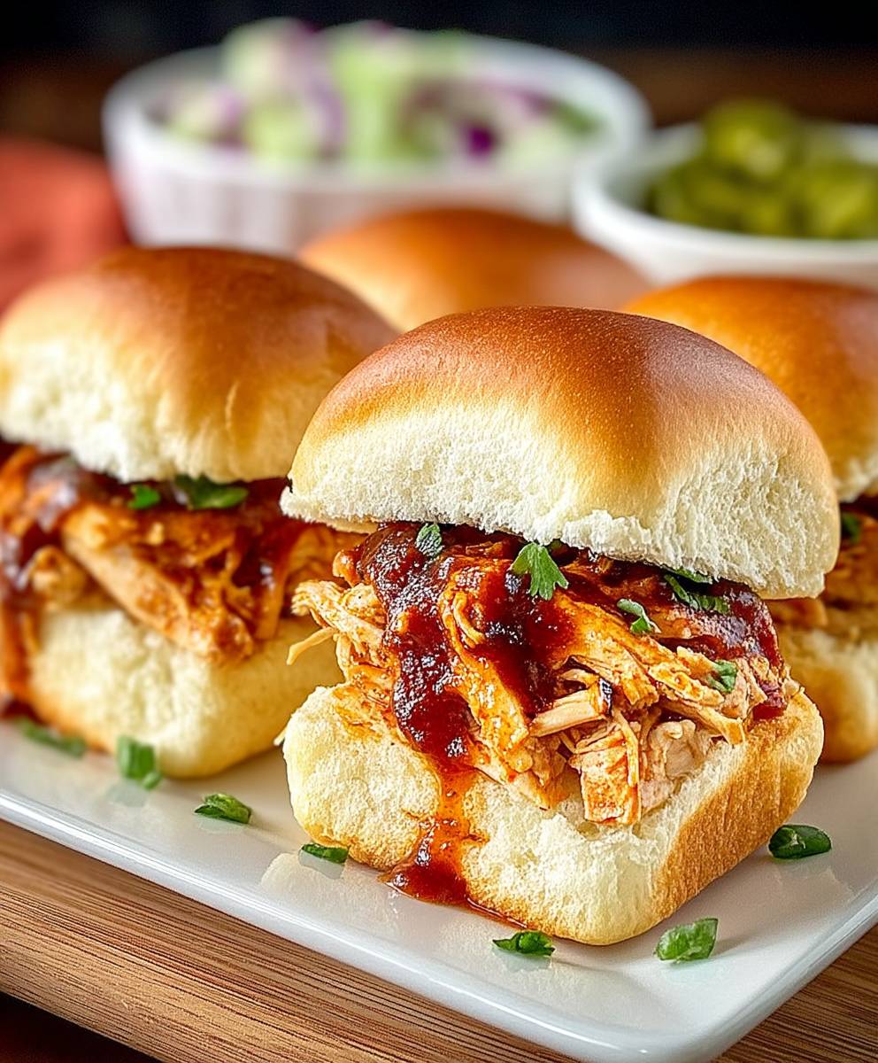 BBQ Chicken Sliders