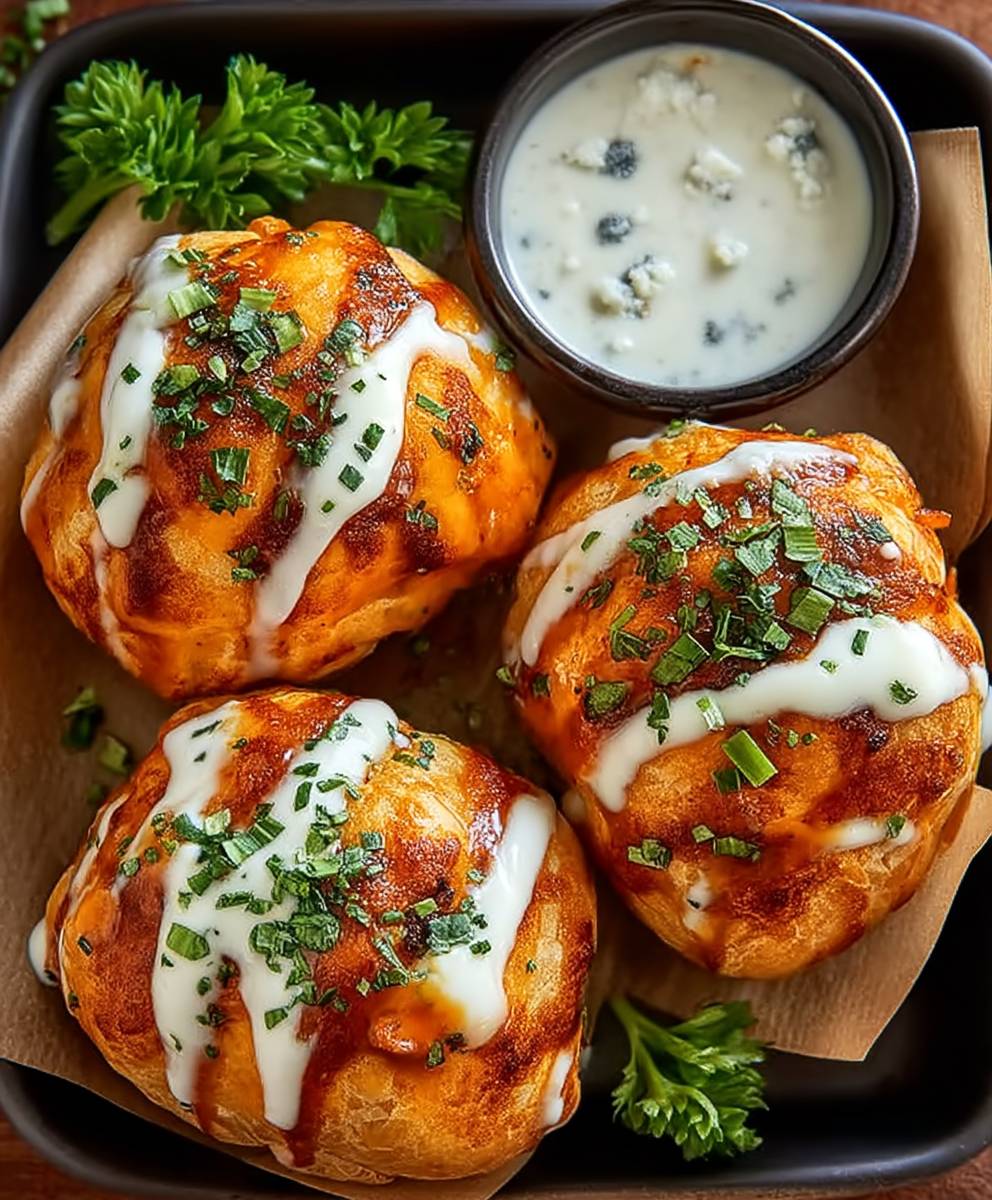 Buffalo Chicken Bombs