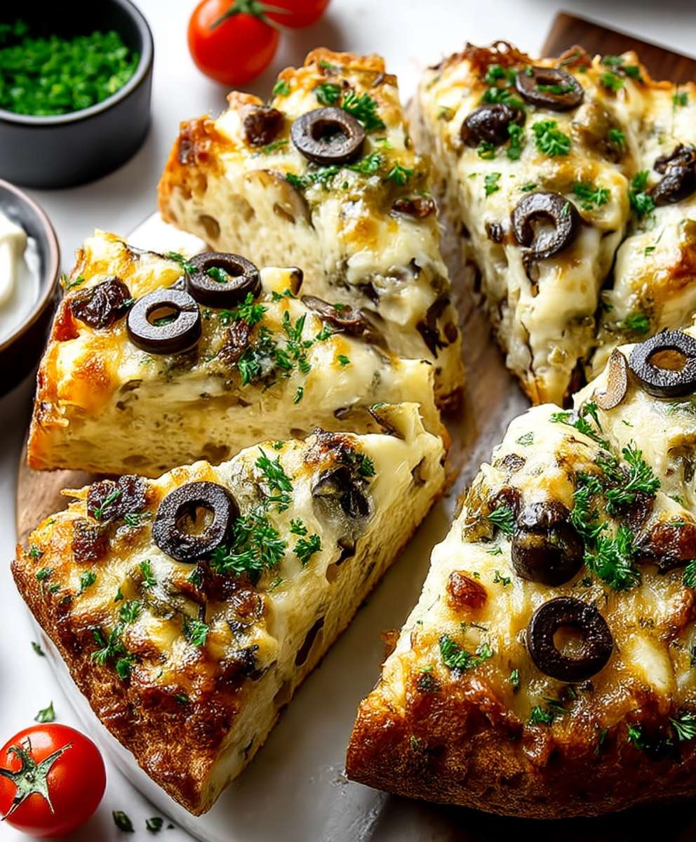 Olive Cheese Bread