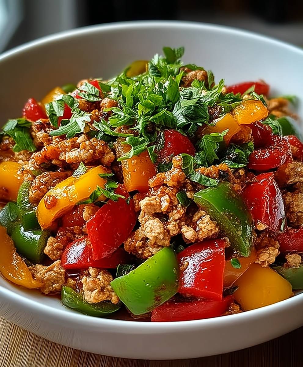 Ground Turkey Peppers