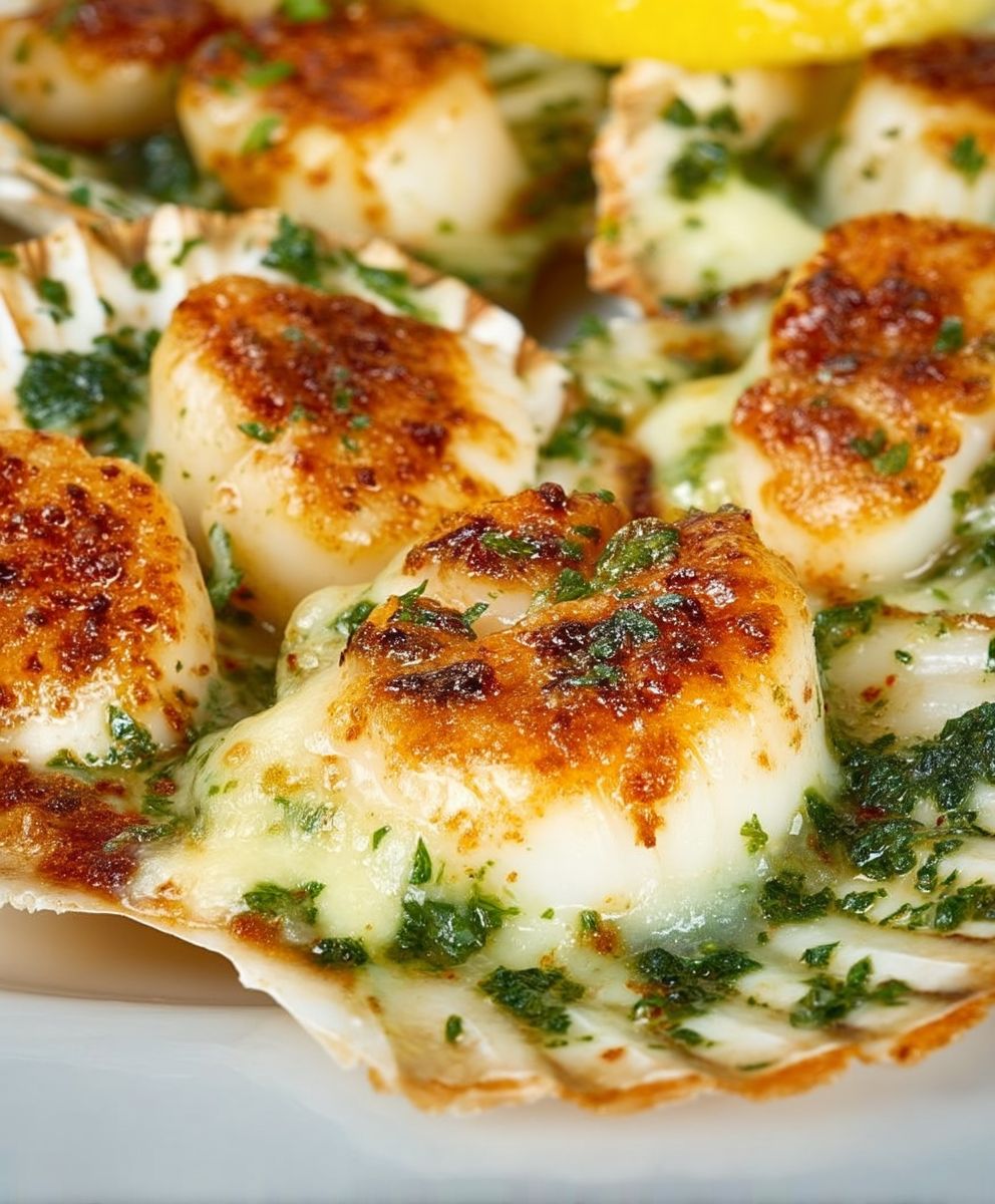 Parmesan Baked Scallops