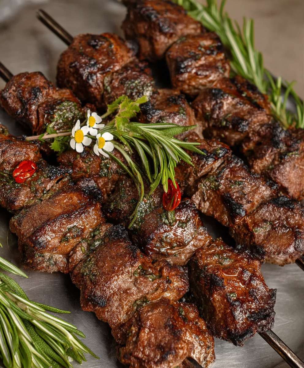Grilled Lamb Skewers