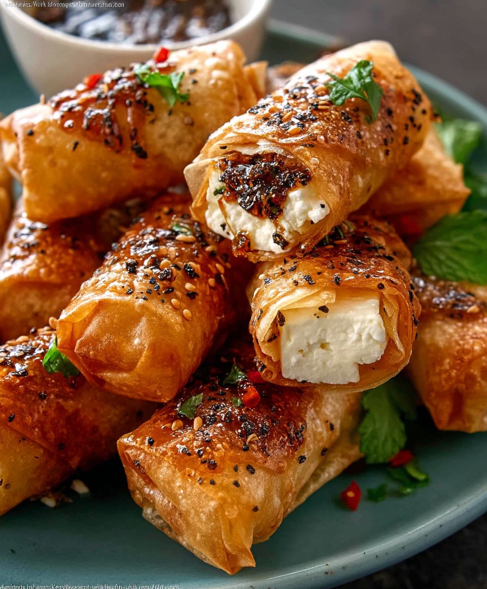 Fried Feta Rolls