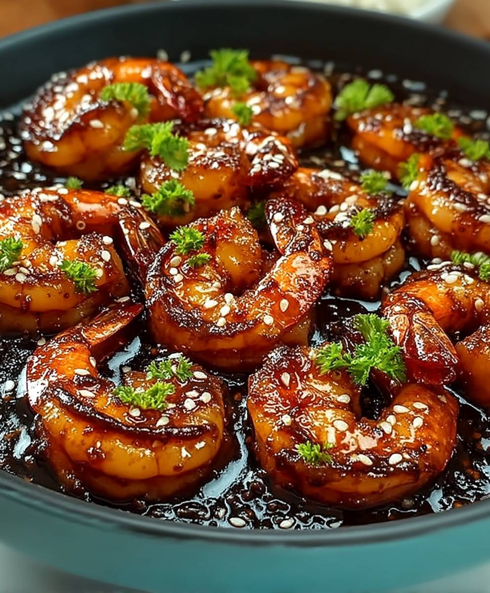 Honey Garlic Teriyaki Shrimp