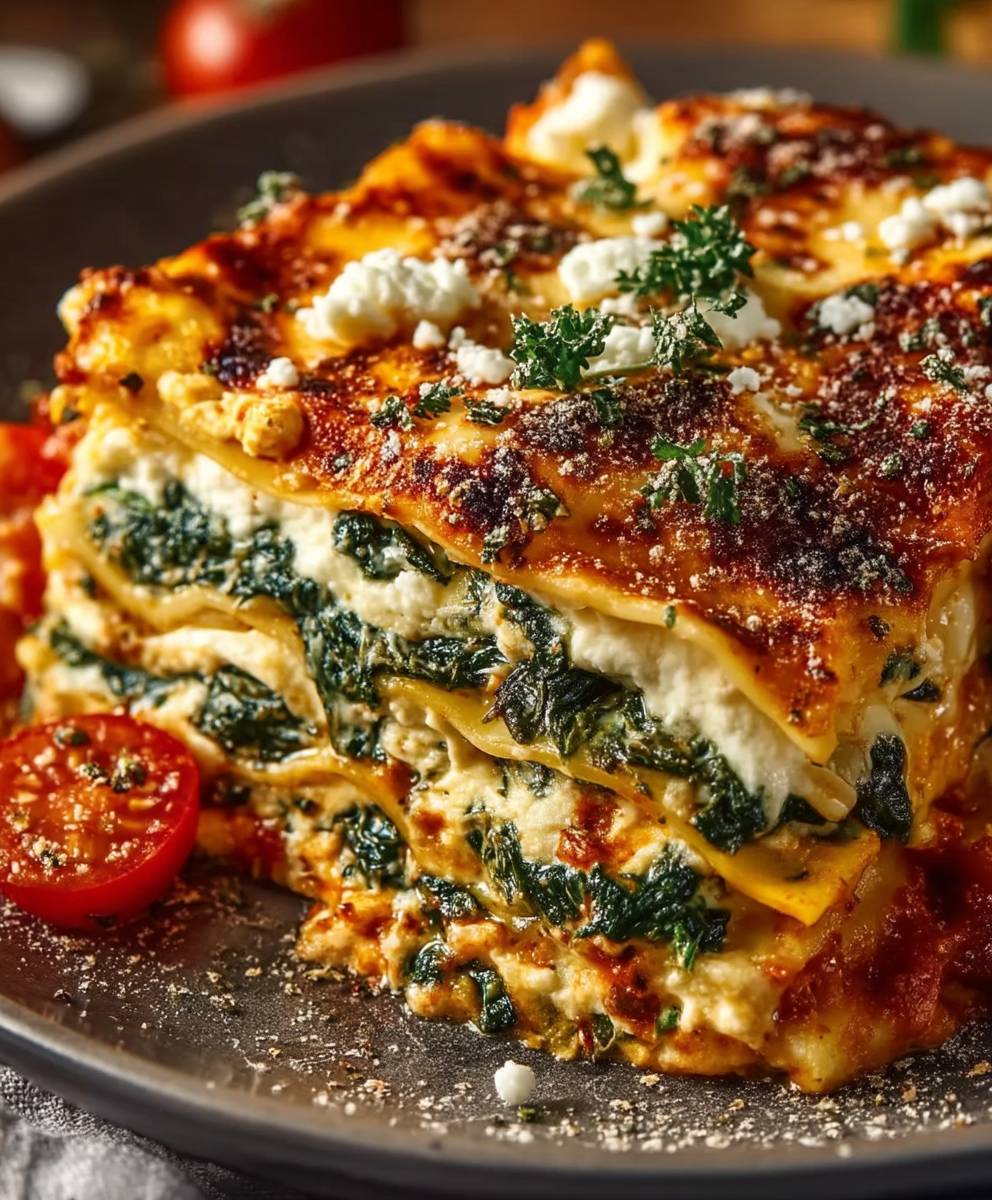 Spinach Lasagna with Ricotta