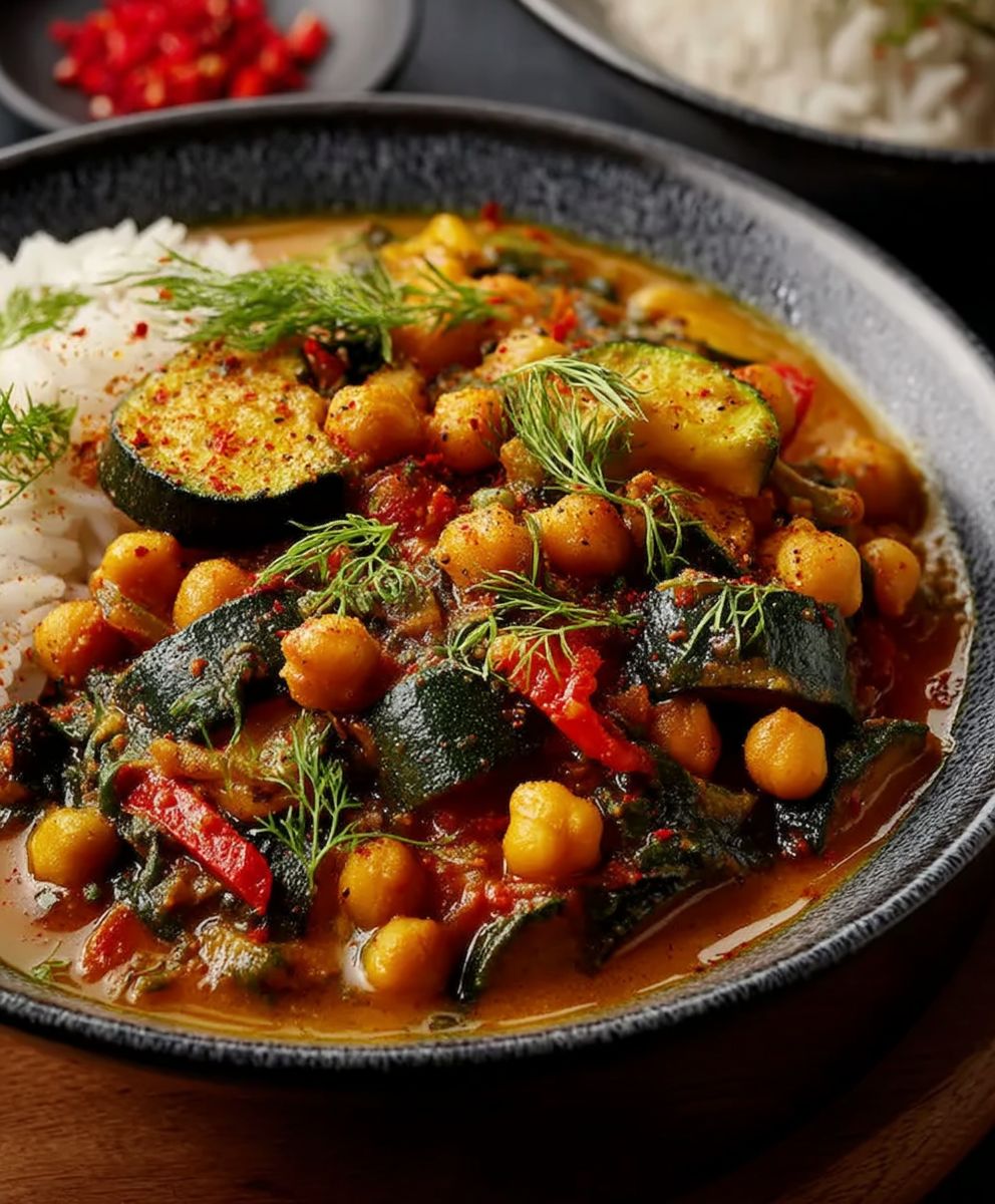 Zucchini Chickpea Curry