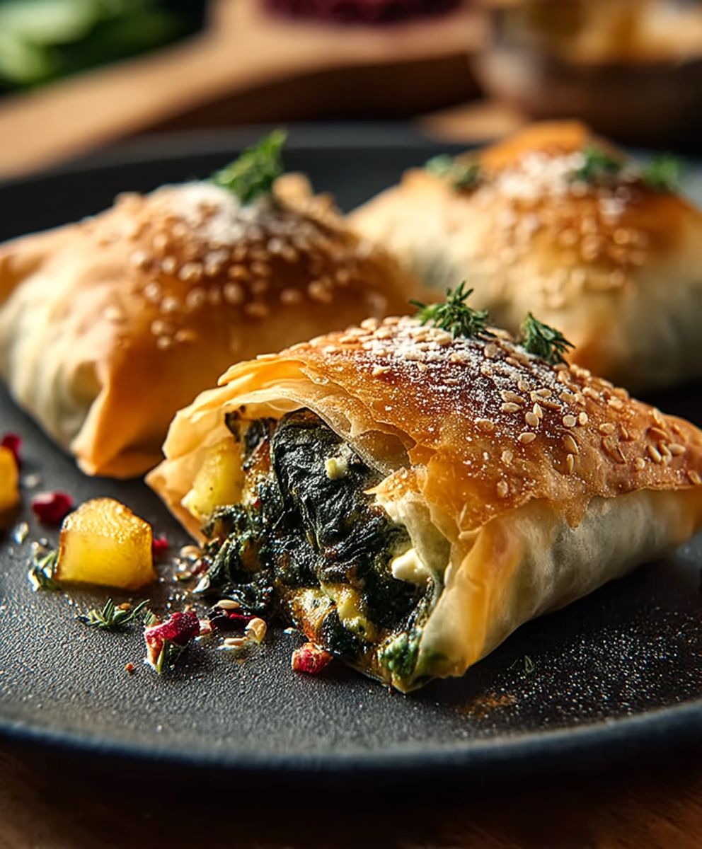 Gluten Free Spanakopita Parcels