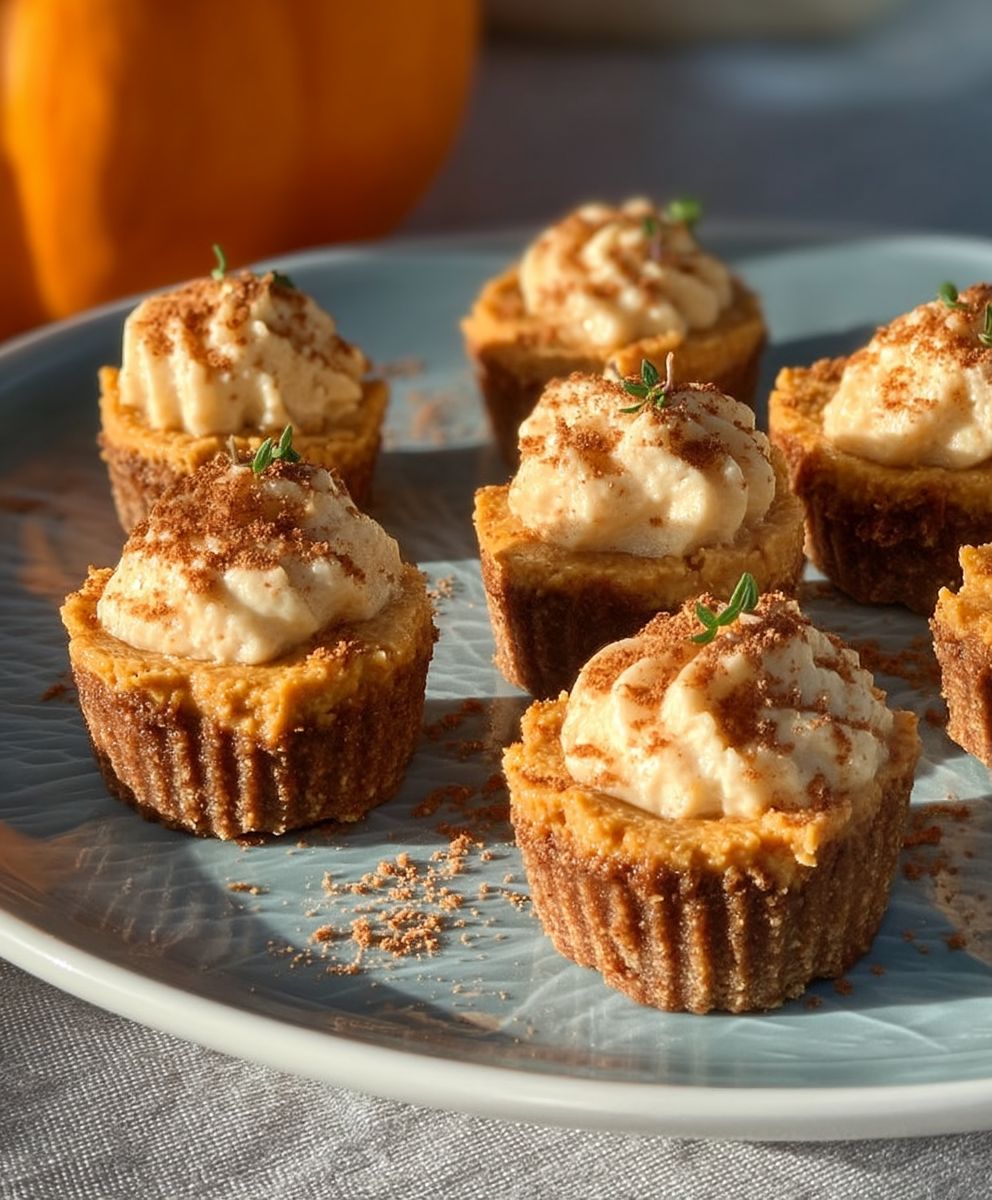 Pumpkin Cheesecake Bites