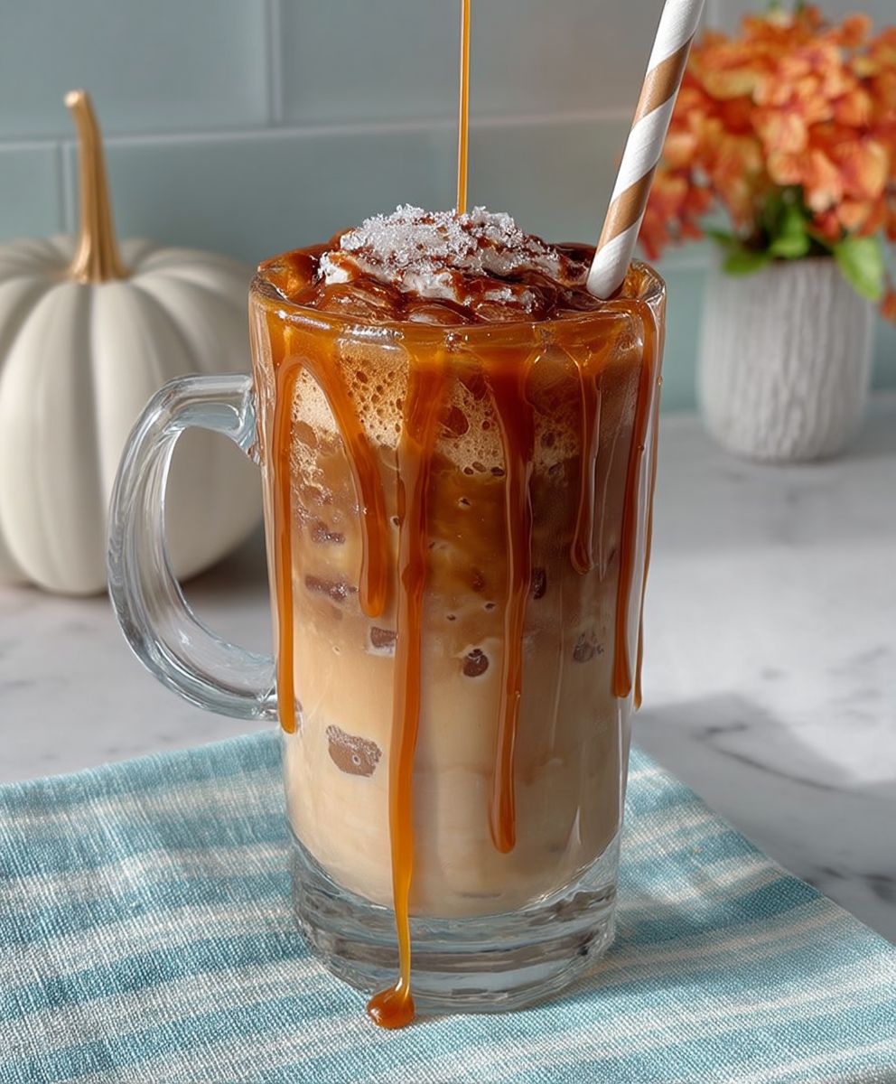 Salted Caramel Cold Coffee