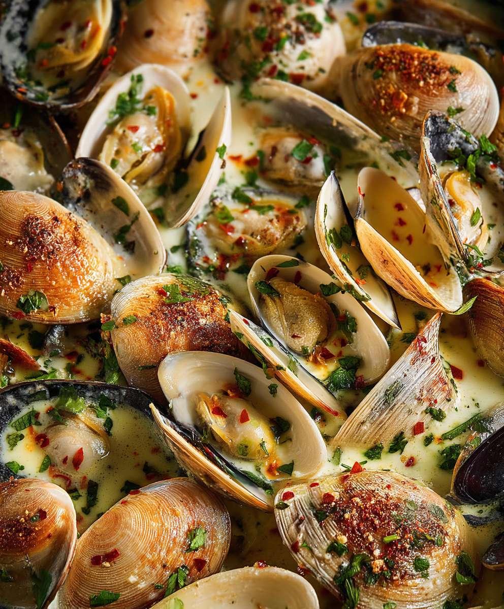 Garlic butter clams