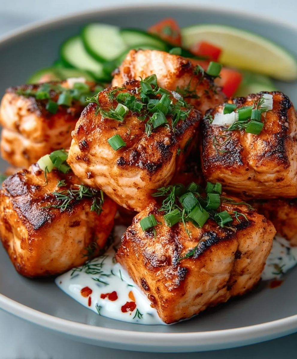 Air Fryer Salmon Bites