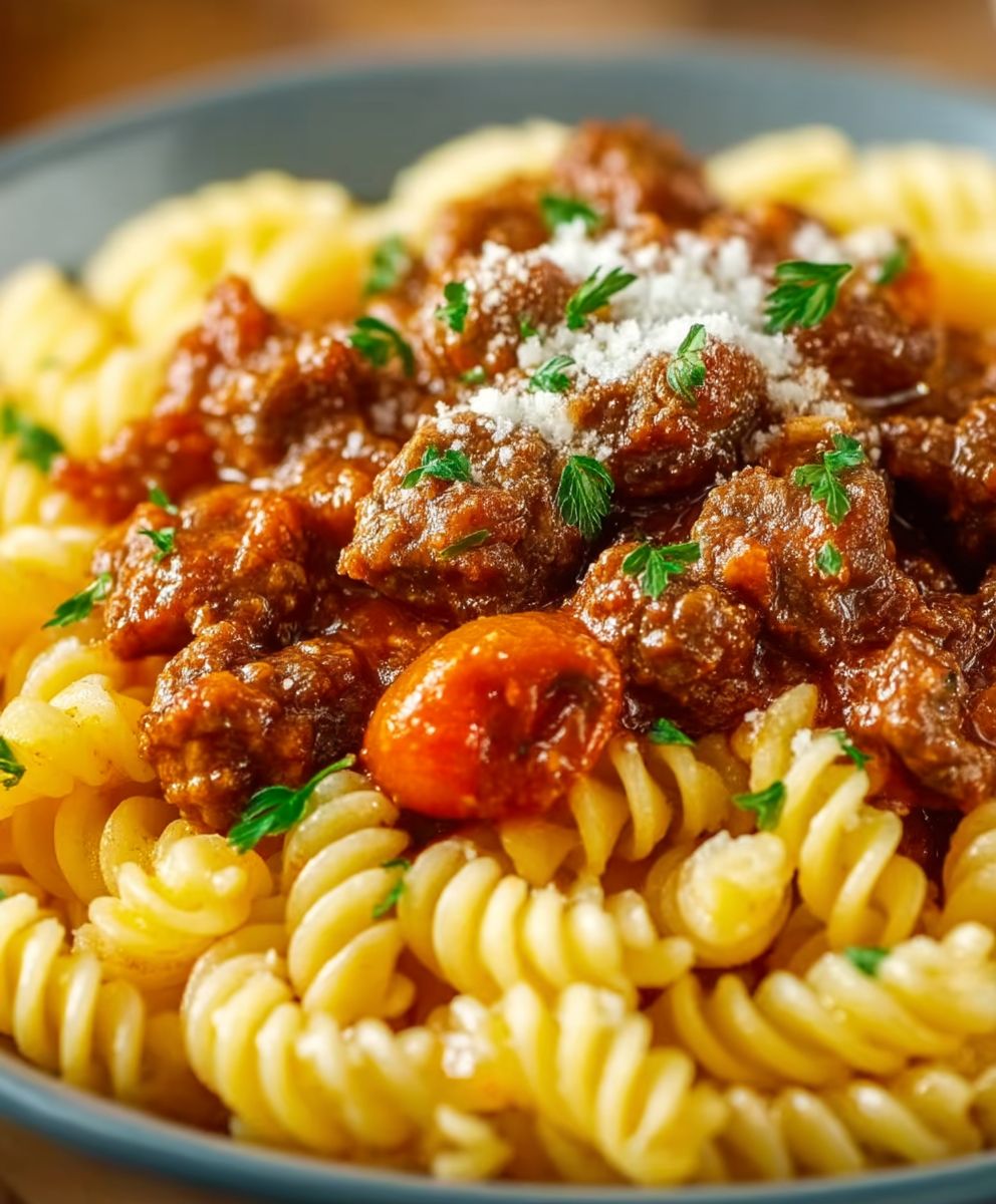 Beef Pasta Tomato Sauce