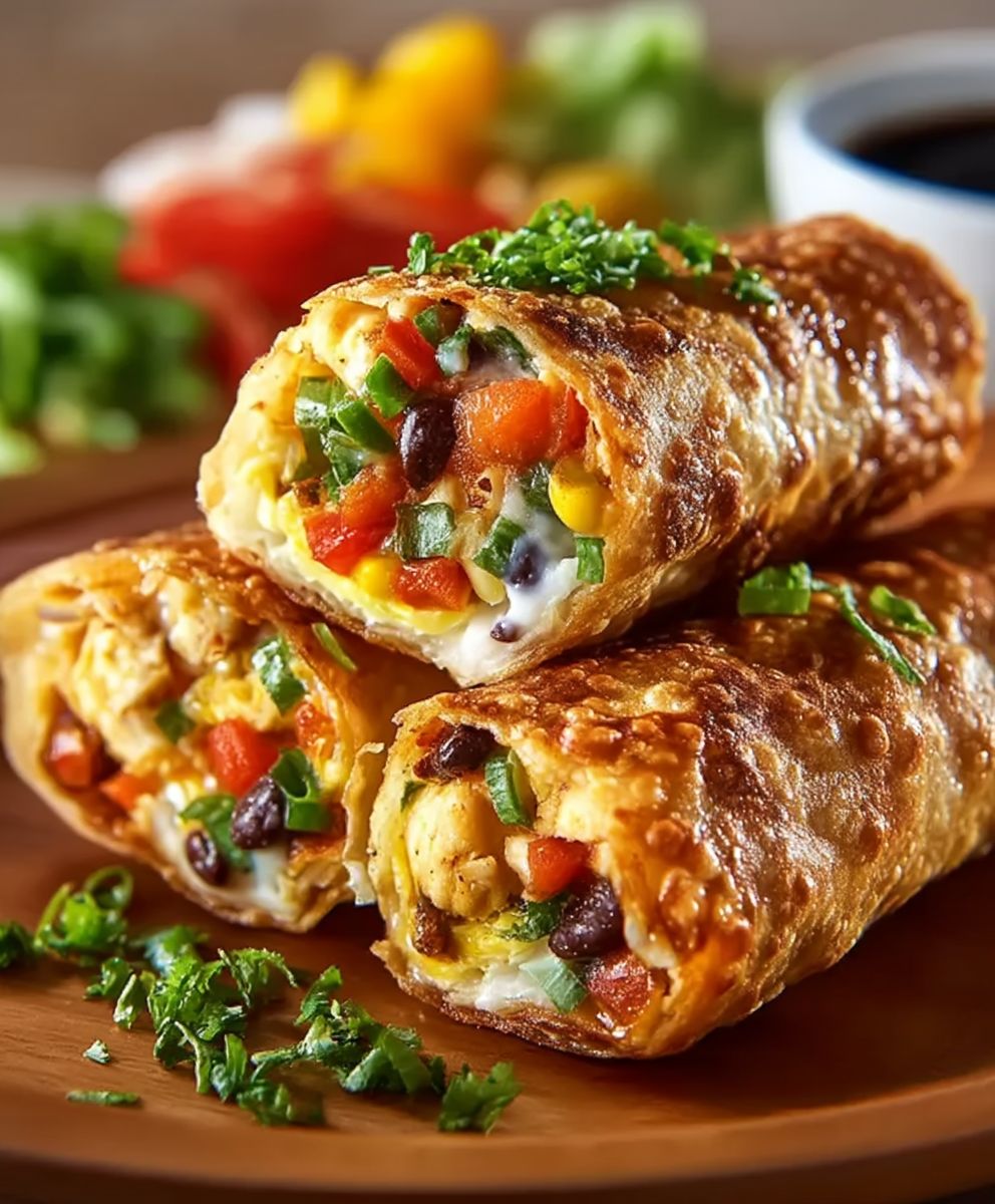 Southwest Chicken Egg Rolls