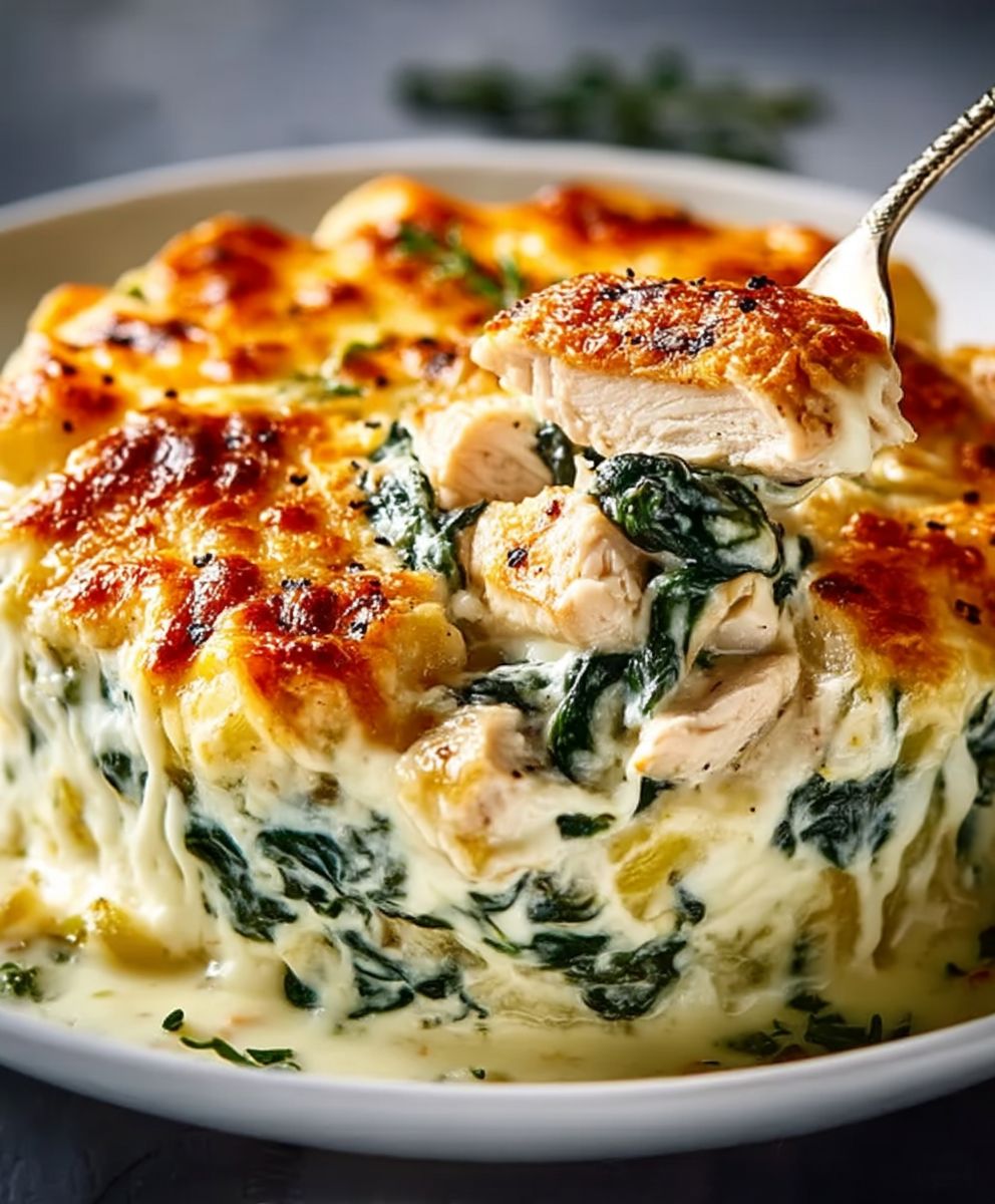 Chicken Spinach Cream Cheese