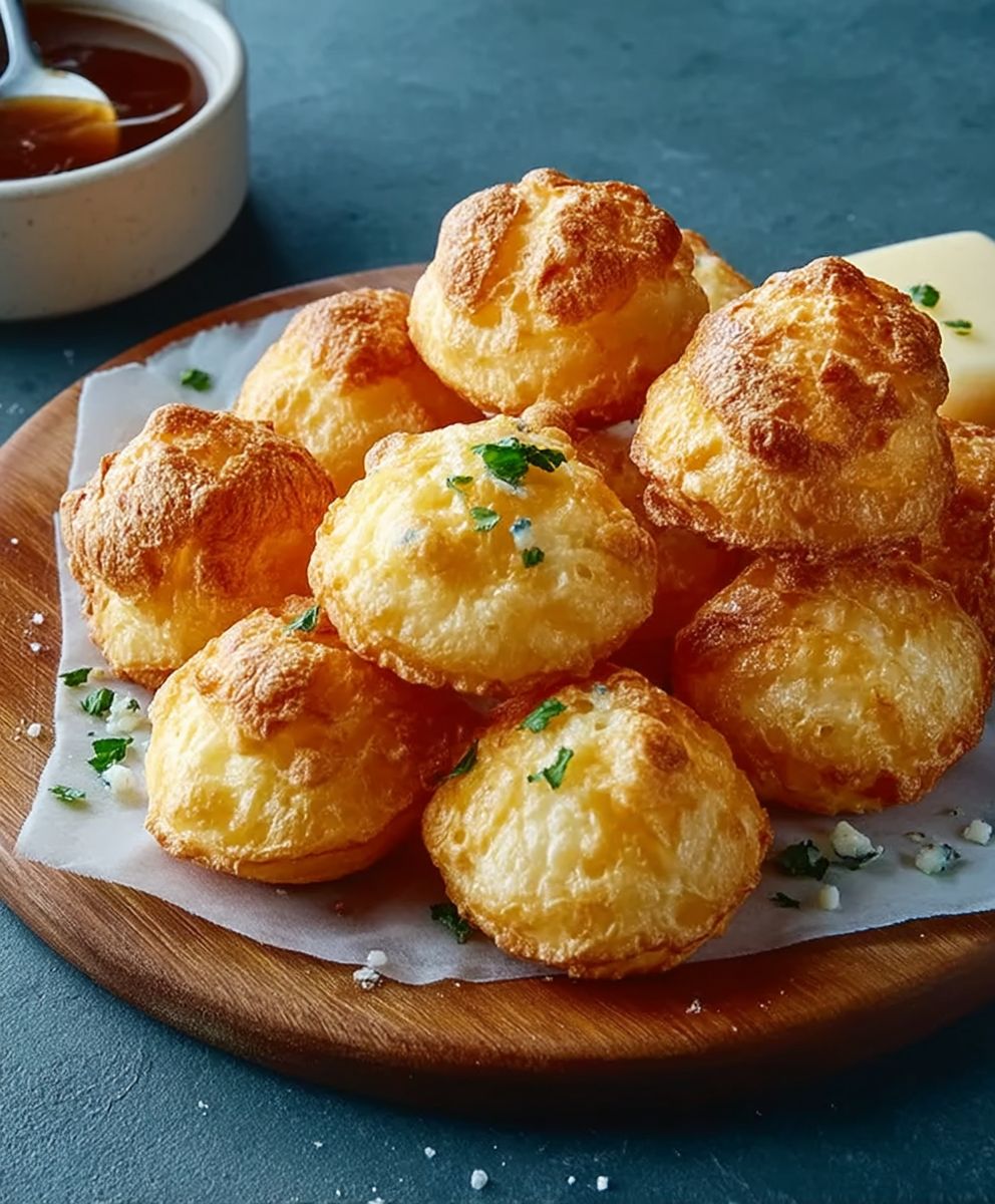 Cheddar Gougères